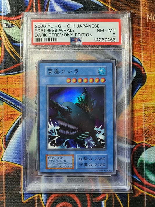 2000 Yugioh - Japanese - Fortress Whale PSA 8