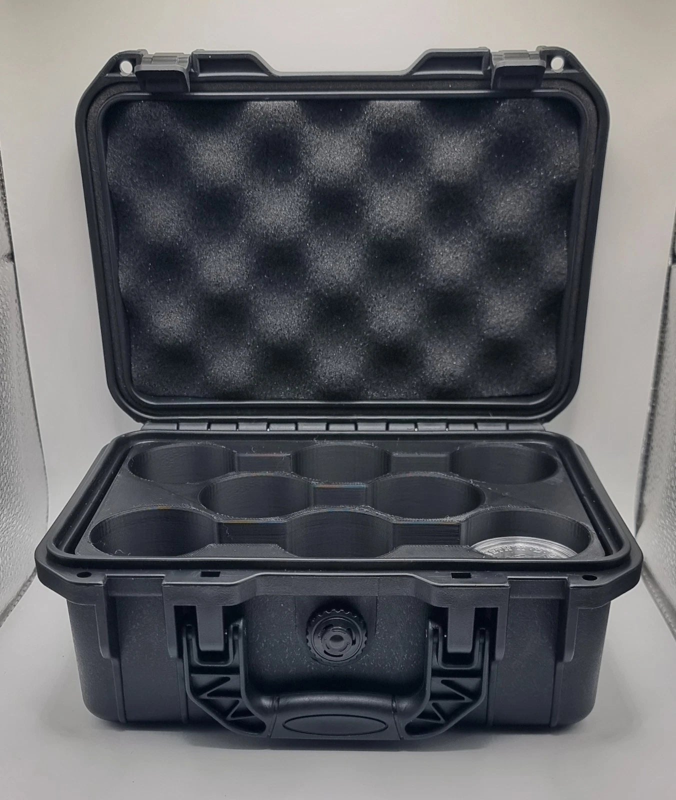 1oz Coins Waterproof Hard Carry Case – Holds 80 Coins