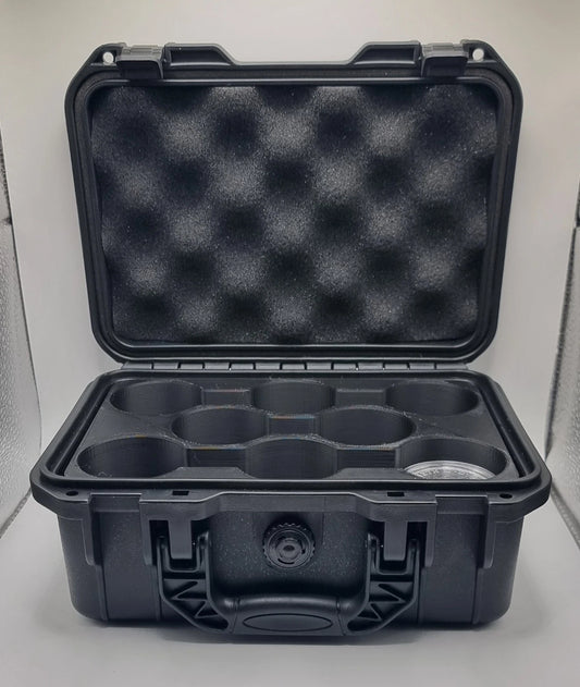 1oz Coins Waterproof Hard Carry Case – Holds 80 Coins