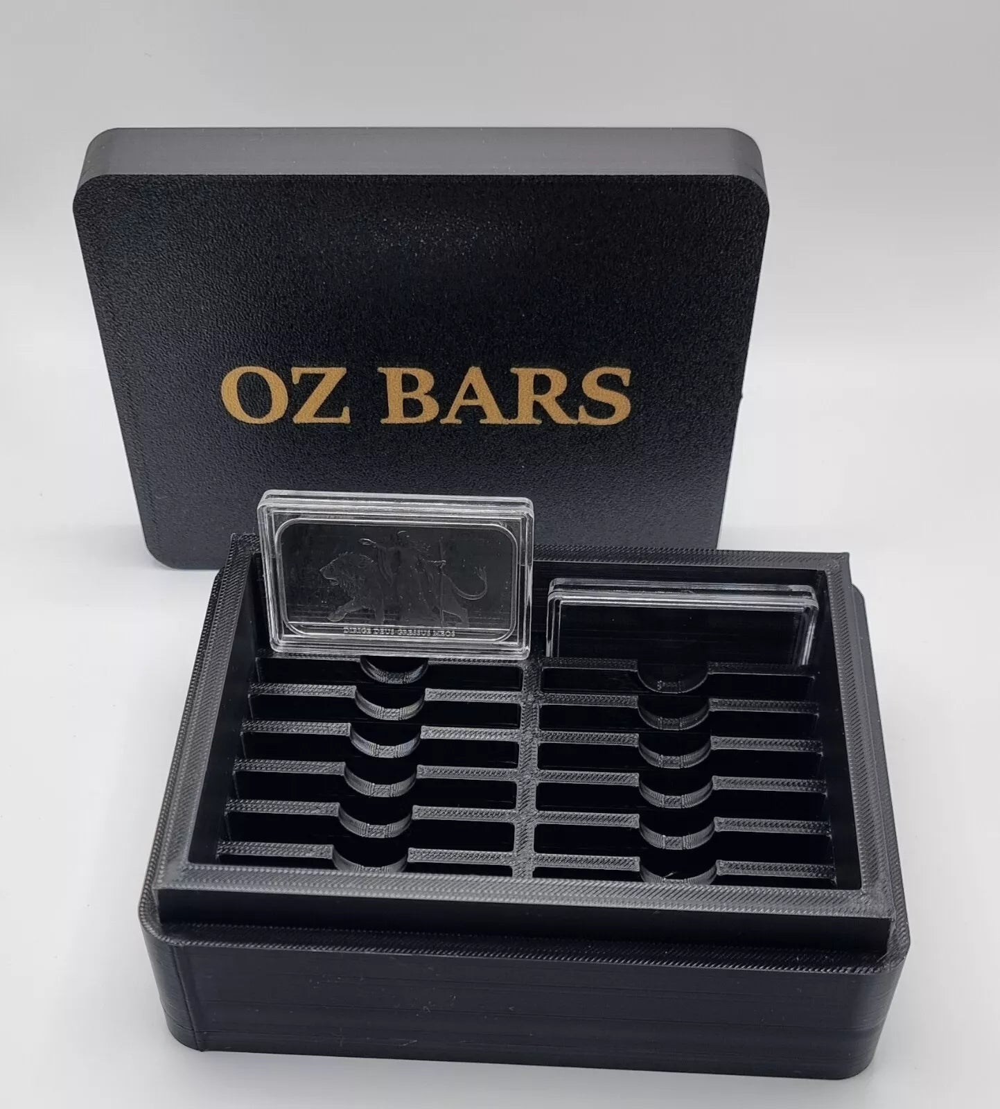 1oz Troy Silver Bar Storage Box – Stackable
