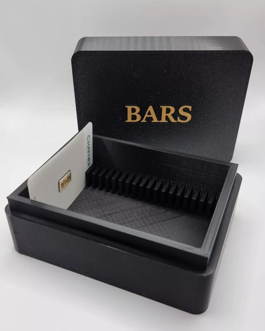 Gold Bullion Cards Storage Box – Stackable