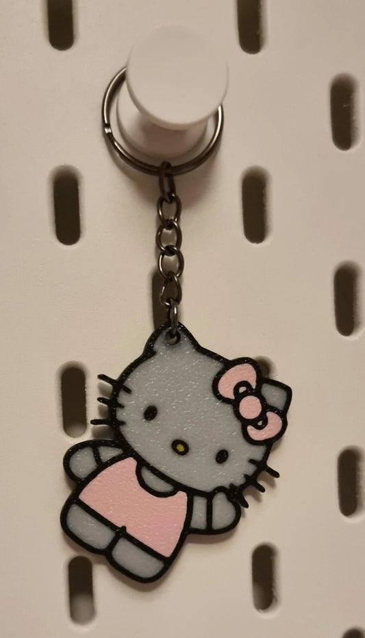 Hello Kitty Style Keyring / Bag Charm