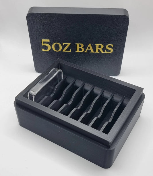 5oz Silver Bar Storage Box – Stackable