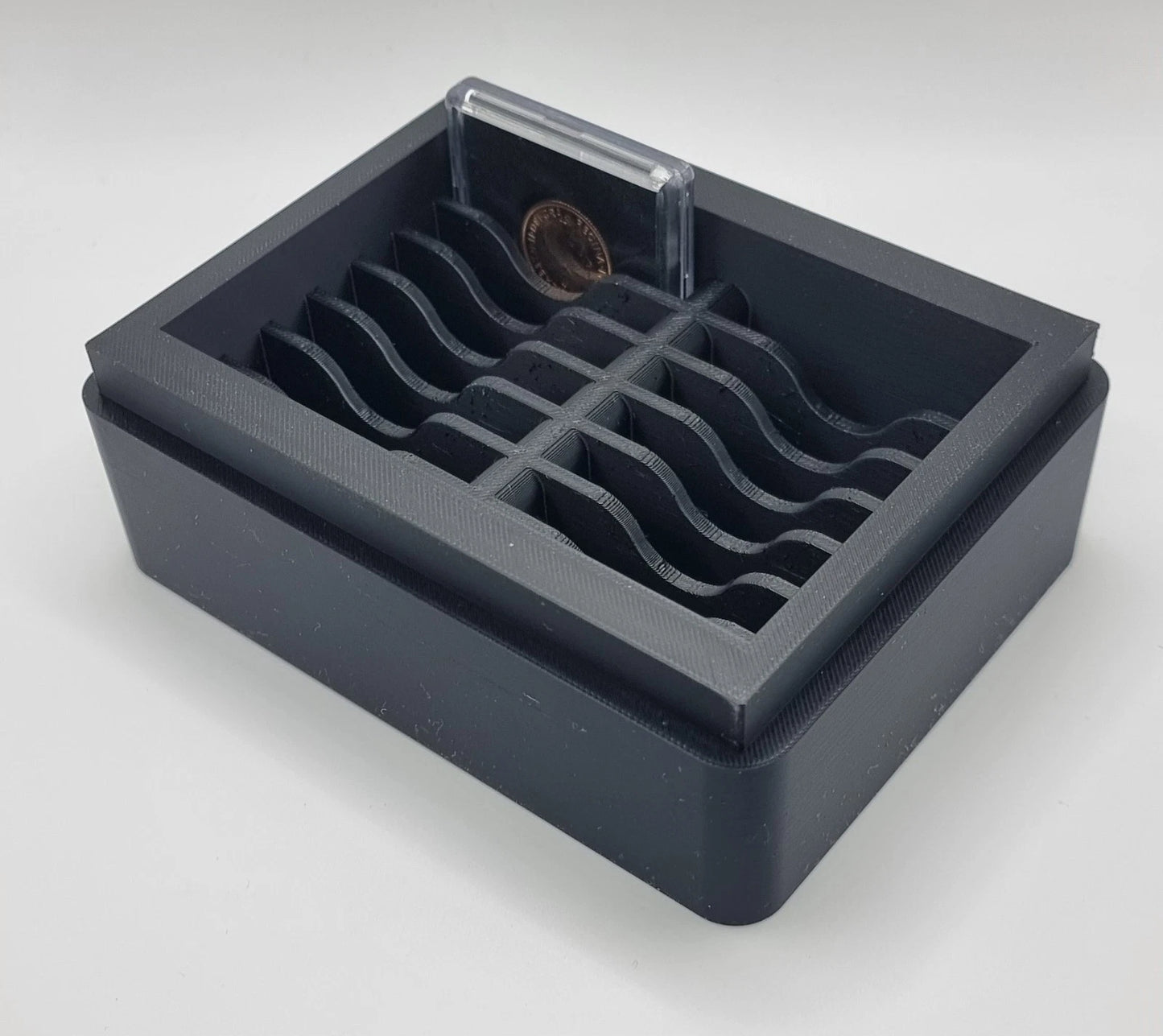2" x 2" Square Coin Capsule Storage Box – Stackable