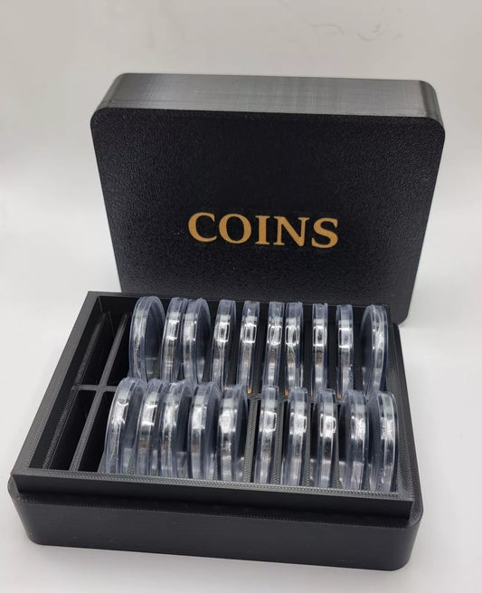 40mm Coin Capsule Storage Box – Stackable