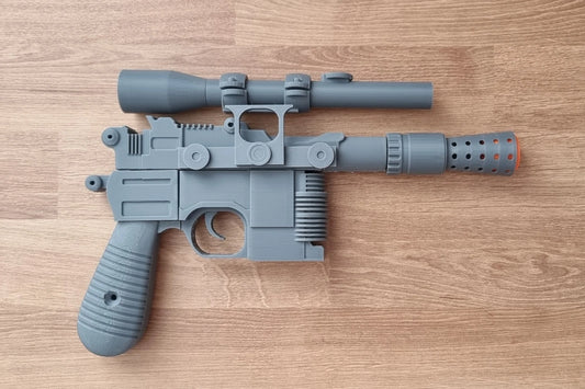 Star Wars Style – Han Solo DL-44 Heavy Blaster Pistol Replica – 1:1 Scale